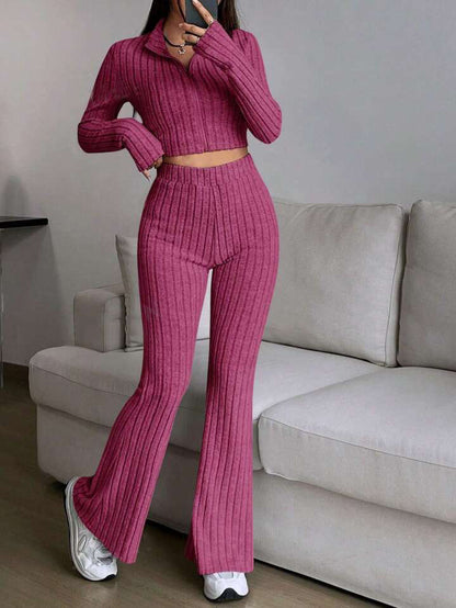 Ribbed High Waist Set