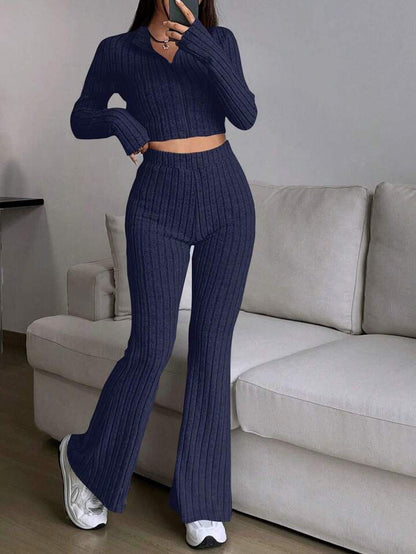 Ribbed High Waist Set