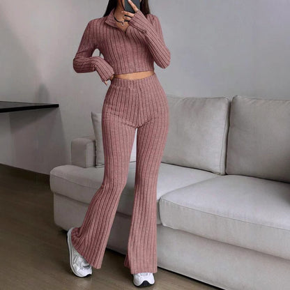 Ribbed High Waist Set
