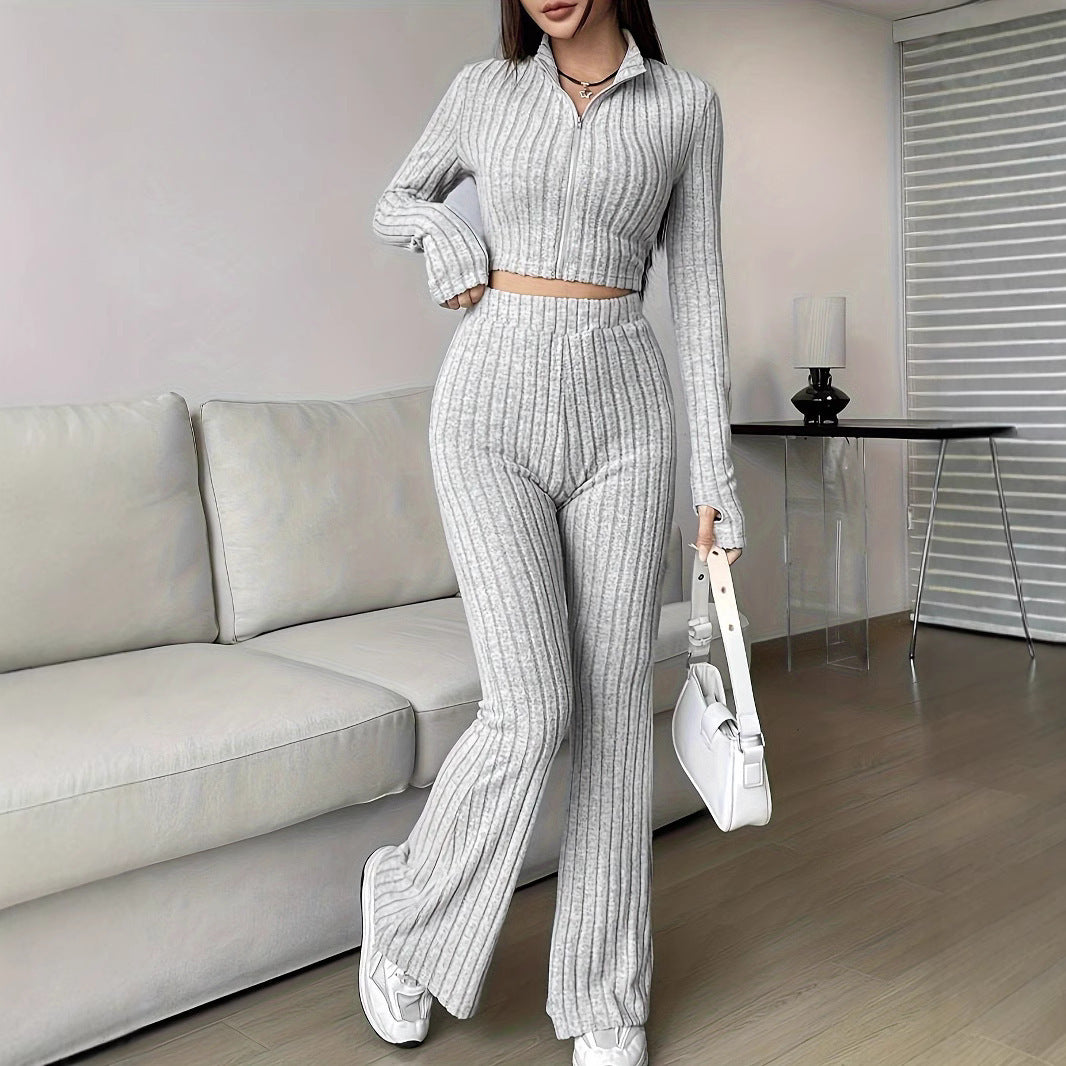 Ribbed High Waist Set
