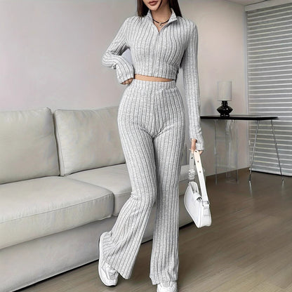 Ribbed High Waist Set