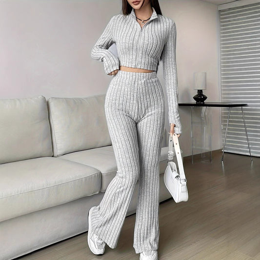 Ribbed High Waist Set