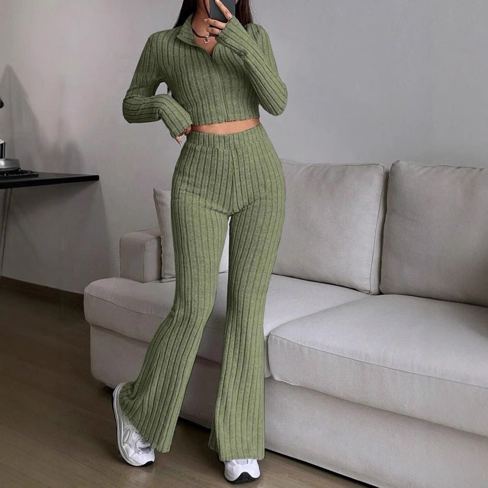 Ribbed High Waist Set